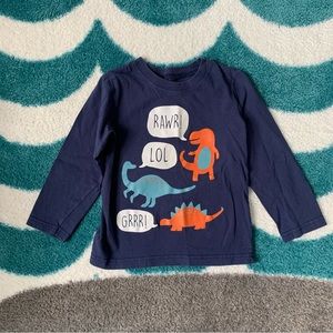 Carter’s Dino Rawr Graphic Tee (Navy) Size 2T